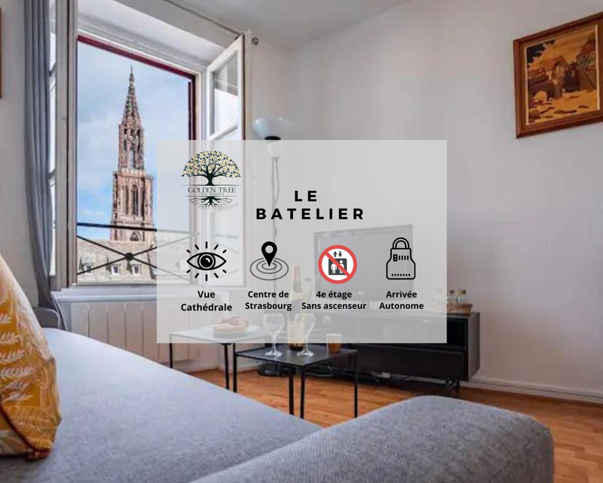 Le Batelier - Marche De Noel - Vue Cathedrale Apartment Strasbourg Ngoại thất bức ảnh